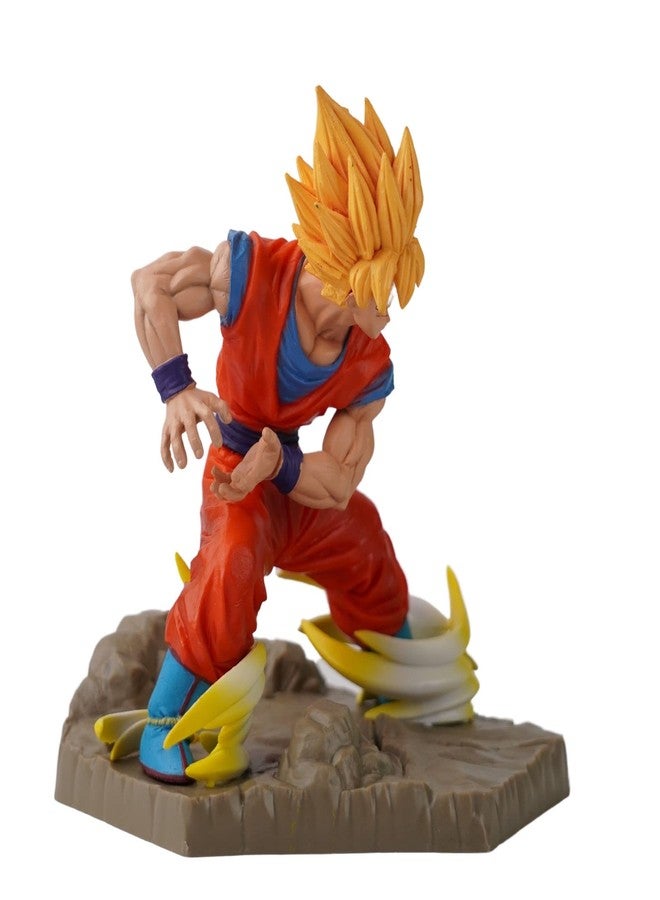 Offo مجسم شخصية غوكو سوبر سايان من أنمي دراغون بول زد من أوفو | مجسمات شخصيات خفيفة الوزن وجذابة ومتينة مصنوعة من كلوريد البولي فينيل، مناسبة لتزيين المنزل والمكتب وطاولة الدراسة، متعددة الألوان، 5 × 5 سم - Image 4